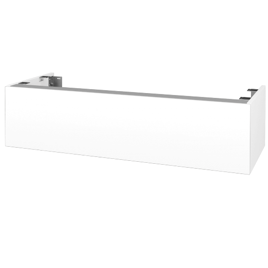 Doplňková skříňka pod desku DSD SZZ1 120 (výška 30 cm)  - N01 Bílá lesk - L01 Bílá vysoký lesk - Ne