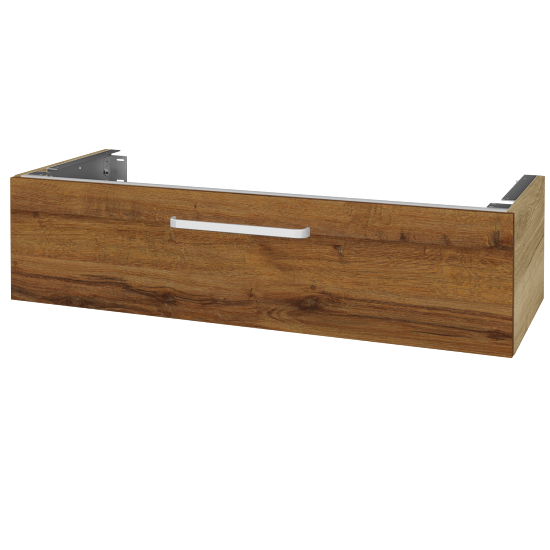 Doplnková skrinka pod dosku DSD SZZ1 120 (výška 30 cm)  - D26 Ontario - Úchytka T01 - D27 Cognac - Ne