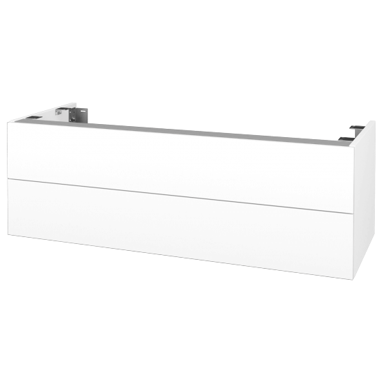 Doplňková skříňka pod desku DSD SZZ2 120 (výška 40 cm)  - N01 Bílá lesk - L01 Bílá vysoký lesk - Ne