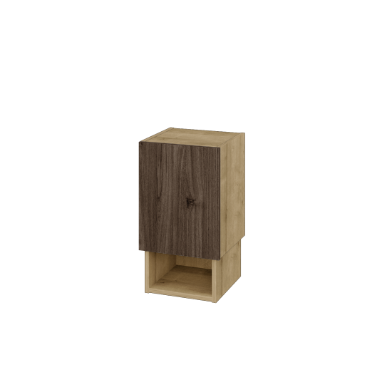 Horná skrinka INVENCE SYDO 35  - D09 Arlington - D25 Teak - Levé