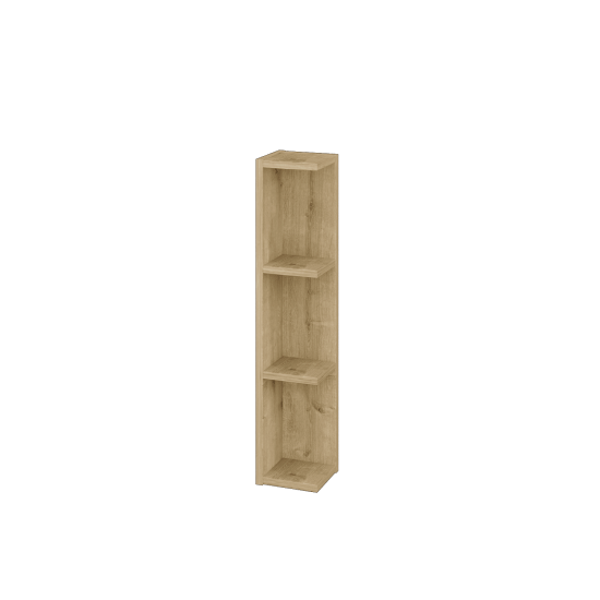 Horný regál závesný INVENCE SYO 90  - D25 Teak
