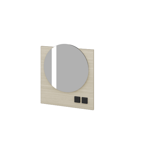 Zrkadlo INVENCE ZCOE 60  - D04 Dub