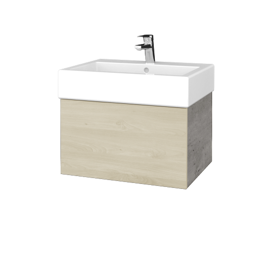 Umývadlová skrinka VARIANTE SZZ 60 pre úmyvadlo Duravit Vero - D01 Betón - D24 Ohio