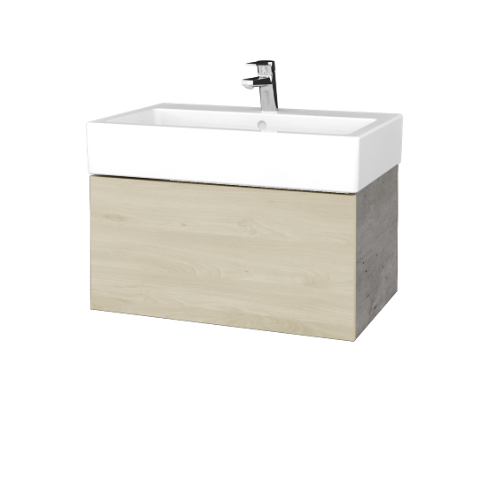 Umývadlová skrinka VARIANTE SZZ 70 pre úmyvadlo Duravit Vero - D01 Betón - D24 Ohio