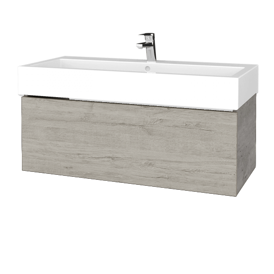 Umývadlová skrinka VARIANTE SZZ 100 pre úmyvadlo Duravit Vero - D01 Betón - D05 Oregon