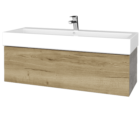 Umývadlová skrinka VARIANTE SZZ 120 pre úmyvadlo Duravit Vero - D01 Betón - D26 Ontario