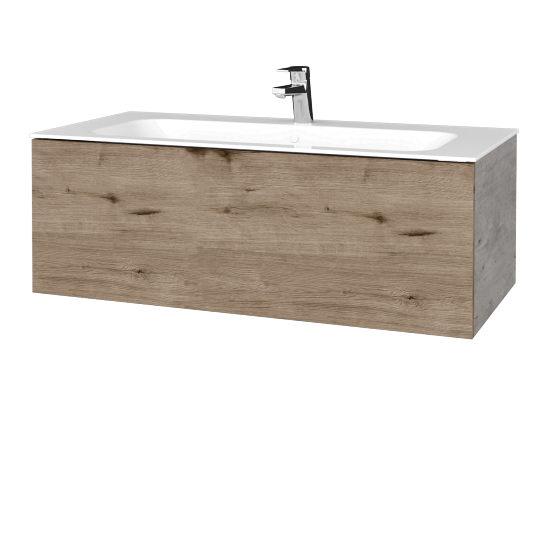 Umývadlová skrinka VARIANTE SZZ 100 pre úmyvadlo Finon - D01 Betón - D23 Herkules