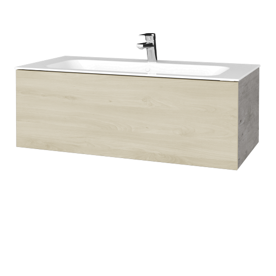 Umývadlová skrinka VARIANTE SZZ 100 pre úmyvadlo Finon - D01 Betón - D24 Ohio