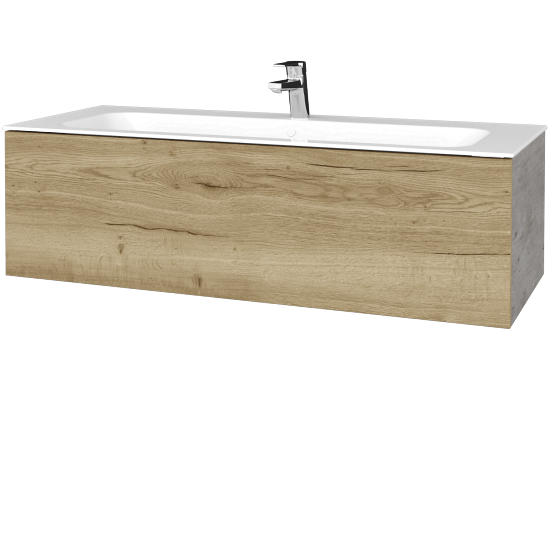 Umývadlová skrinka VARIANTE SZZ 120 pre úmyvadlo Finon - D01 Betón - D26 Ontario