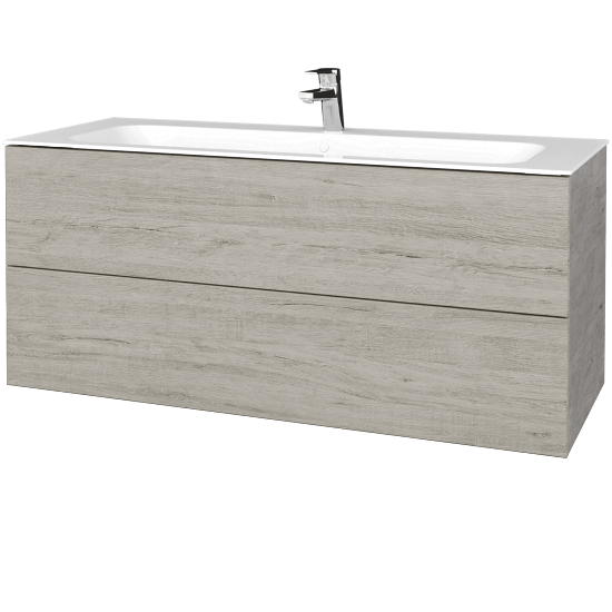 Umývadlová skrinka VARIANTE SZZ2 120 pre úmyvadlo Finon - D01 Betón - D05 Oregon