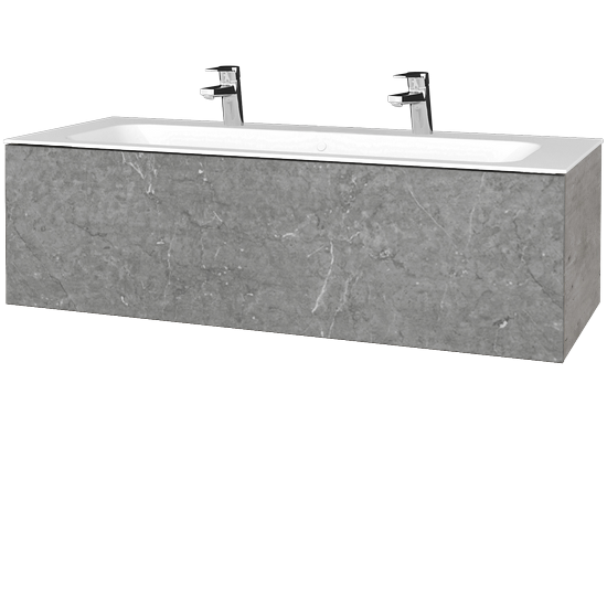 Umývadlová skrinka VARIANTE SZZ 120 pre úmyvadlo Finon - D01 Betón - D20 Galaxy