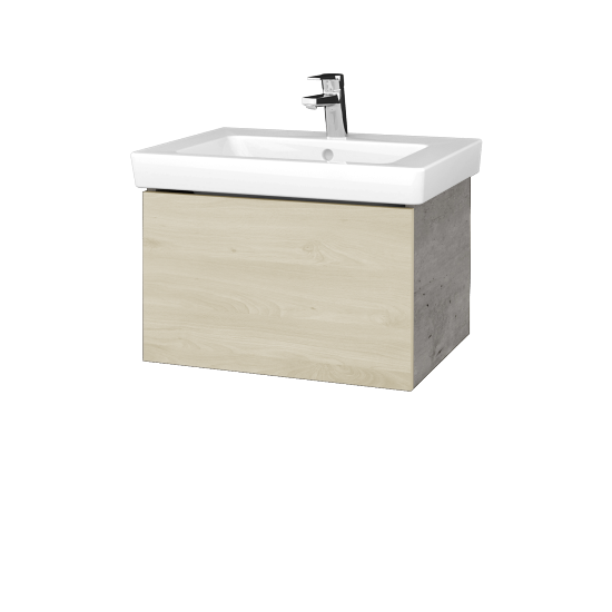 Umývadlová skrinka VARIANTE SZZ 60 pro umyvadlo Subway 2.0 - D01 Betón - D24 Ohio