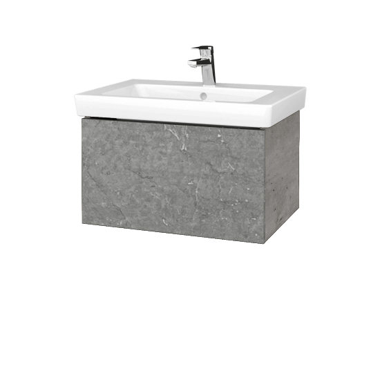 Umývadlová skrinka VARIANTE SZZ 65 pro umyvadlo Subway 2.0 - D01 Betón - D20 Galaxy