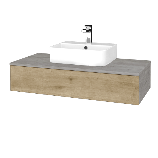 Kúpeľňová skrinka MODULE SZZ 100 umývadlo Joy 3 - D01 Betón - D09 Arlington - Nie