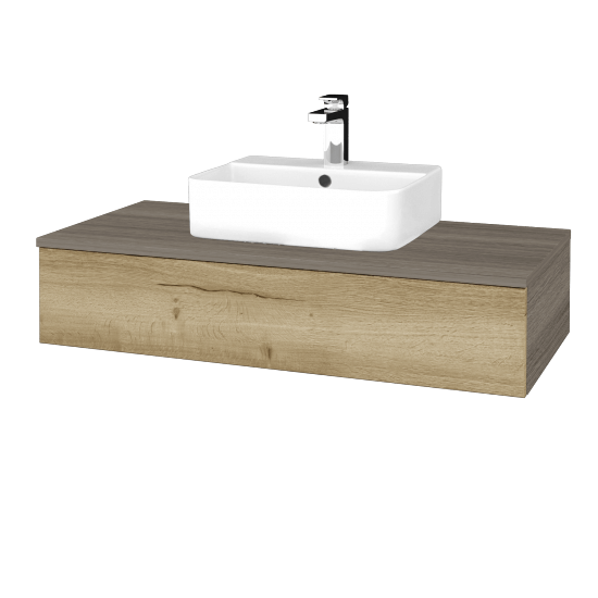 Kúpeľňová skrinka MODULE SZZ 100 umývadlo Joy 3 - D03 Cafe - D26 Ontario - Nie