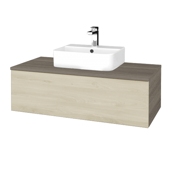 Kúpeľňová skrinka MODULE SZZ1 100 umývadlo Joy 3 - D03 Cafe - D24 Ohio - Nie