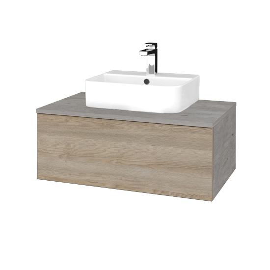 Kúpeľňová skrinka MODULE SZZ1 80 umývadlo Joy 3 - D01 Betón - D17 Colorado - Nie