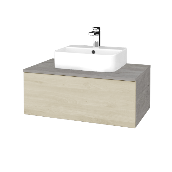 Kúpeľňová skrinka MODULE SZZ1 80 umývadlo Joy 3 - D01 Betón - D24 Ohio - Nie