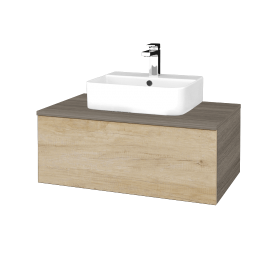 Kúpeľňová skrinka MODULE SZZ1 80 umývadlo Joy 3 - D03 Cafe - D15 Nebraska - Nie