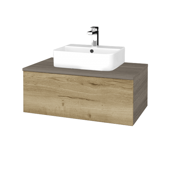 Kúpeľňová skrinka MODULE SZZ1 80 umývadlo Joy 3 - D03 Cafe - D26 Ontario - Nie