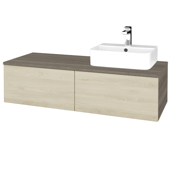 Kúpeľňová skrinka MODULE SZZ12 120 umývadlo Joy 3 - D03 Cafe - D24 Ohio - Levé - Nie