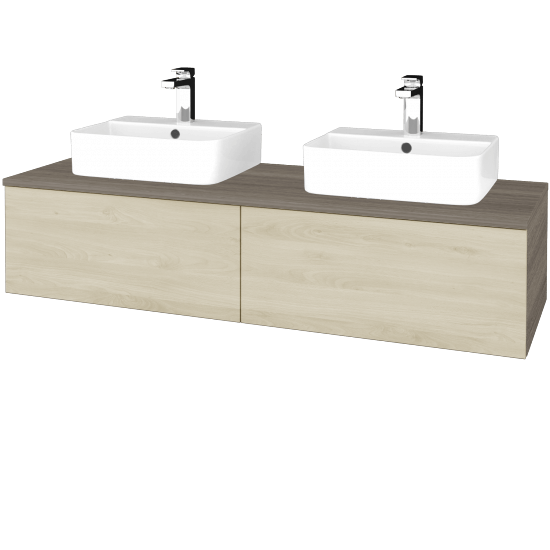 Kúpeľňová skrinka MODULE SZZ12 140 umývadlo Joy 3 - D03 Cafe - D24 Ohio - Nie