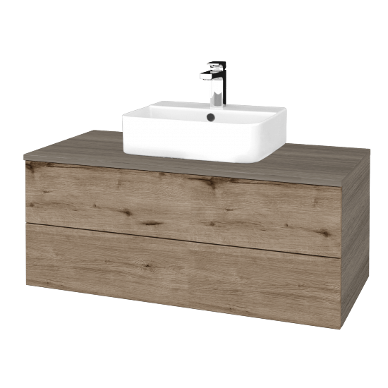 Kúpeľňová skrinka MODULE SZZ2 100 umývadlo Joy 3 - D03 Cafe - D23 Herkules - Nie