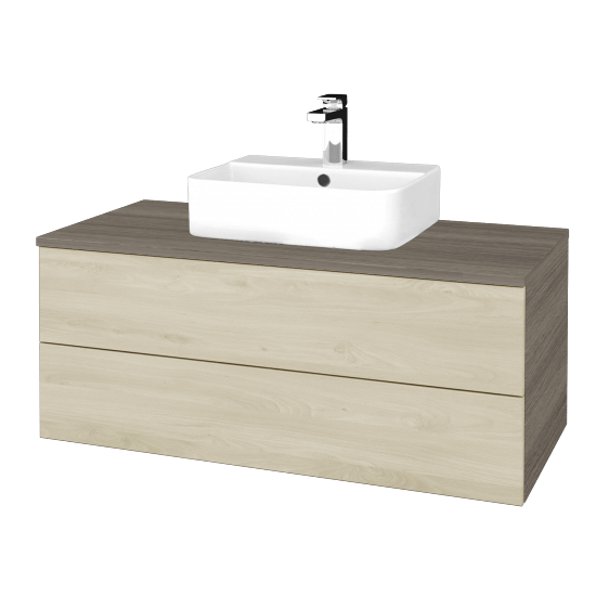 Kúpeľňová skrinka MODULE SZZ2 100 umývadlo Joy 3 - D03 Cafe - D24 Ohio - Nie