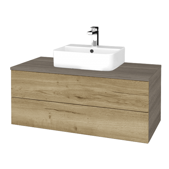 Kúpeľňová skrinka MODULE SZZ2 100 umývadlo Joy 3 - D03 Cafe - D26 Ontario - Nie