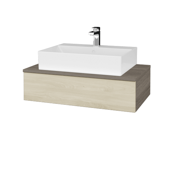 Kúpeľňová skrinka MODULE SZZ 80 umývadlo Kube - D03 Cafe - D24 Ohio - Nie