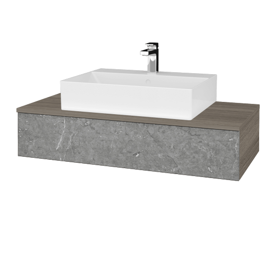 Kúpeľňová skrinka MODULE SZZ 100 umývadlo Kube - D03 Cafe - D20 Galaxy - Nie