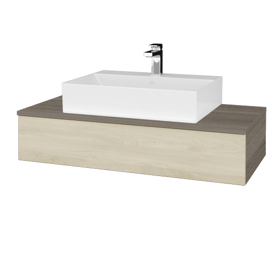 Kúpeľňová skrinka MODULE SZZ 100 umývadlo Kube - D03 Cafe - D24 Ohio - Nie