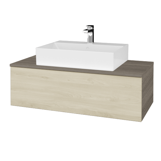 Kúpeľňová skrinka MODULE SZZ1 100 umývadlo Kube - D03 Cafe - D24 Ohio - Nie