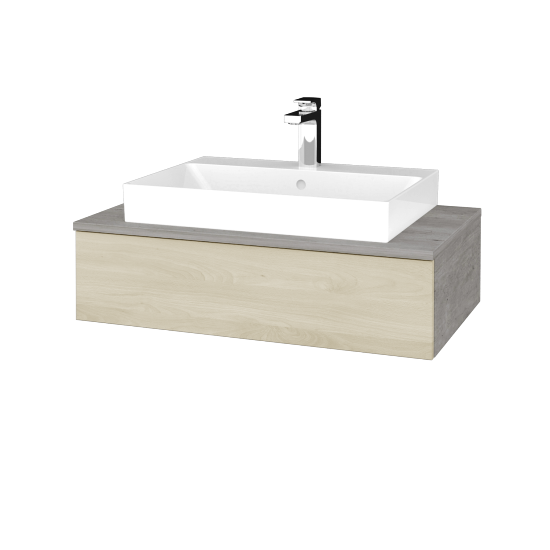 Kúpeľňová skrinka MODULE SZZ 80 umývadlo Glance - D01 Betón - D24 Ohio - Nie