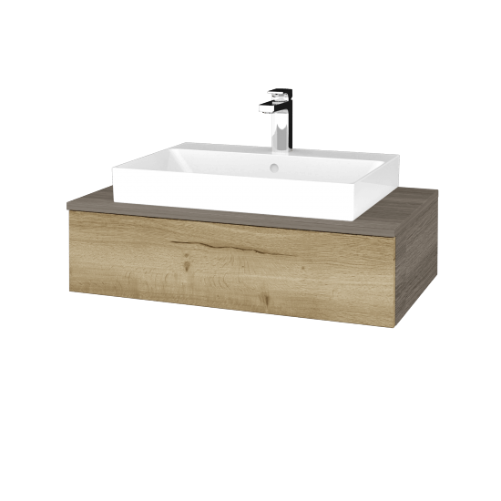 Kúpeľňová skrinka MODULE SZZ 80 umývadlo Glance - D03 Cafe - D26 Ontario - Nie