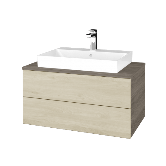 Kúpeľňová skrinka MODULE SZZ2 80 umývadlo Glance - D03 Cafe - D24 Ohio - Nie