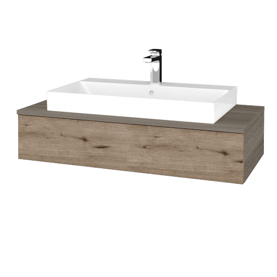 Kúpeľňová skrinka MODULE SZZ 100 umývadlo Glance - D03 Cafe - D23 Herkules - Nie