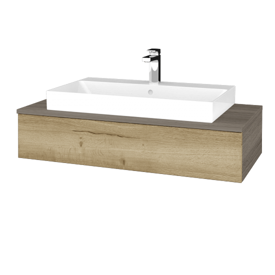 Kúpeľňová skrinka MODULE SZZ 100 umývadlo Glance - D03 Cafe - D26 Ontario - Nie