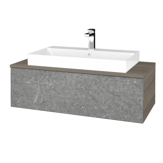 Kúpeľňová skrinka MODULE SZZ1 100 umývadlo Glance - D03 Cafe - D20 Galaxy - Nie