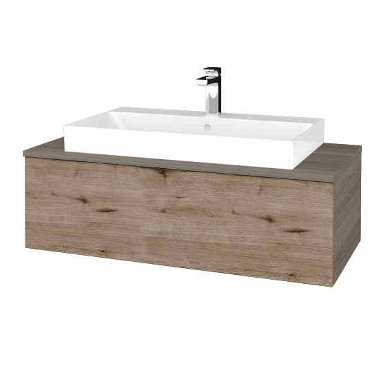 Kúpeľňová skrinka MODULE SZZ1 100 umývadlo Glance - D03 Cafe - D23 Herkules - Nie