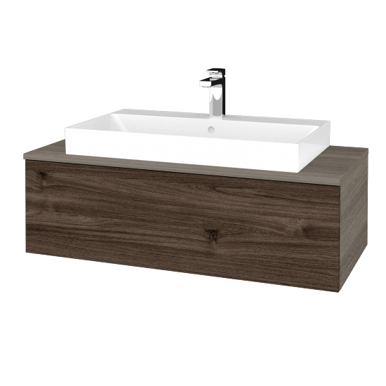 Kúpeľňová skrinka MODULE SZZ1 100 umývadlo Glance - D03 Cafe - D25 Teak - Nie