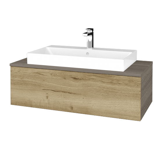 Kúpeľňová skrinka MODULE SZZ1 100 umývadlo Glance - D03 Cafe - D26 Ontario - Nie