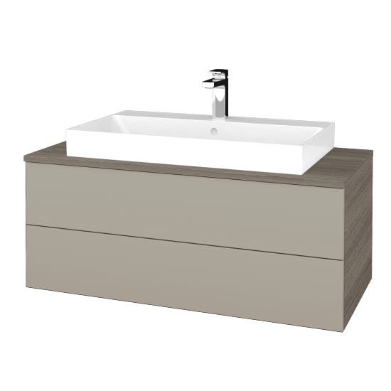 Kúpeľňová skrinka MODULE SZZ2 100 umývadlo Glance - D03 Cafe - L04 Béžová vysoký lesk - Nie