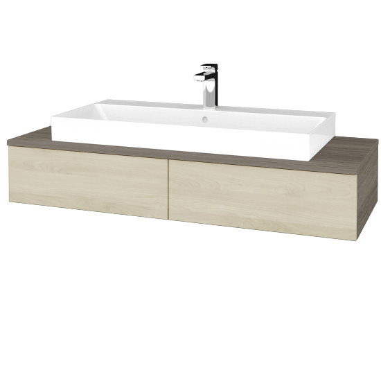 Kúpeľňová skrinka MODULE SZZ2 120 umývadlo Glance - D03 Cafe - D24 Ohio - Nie