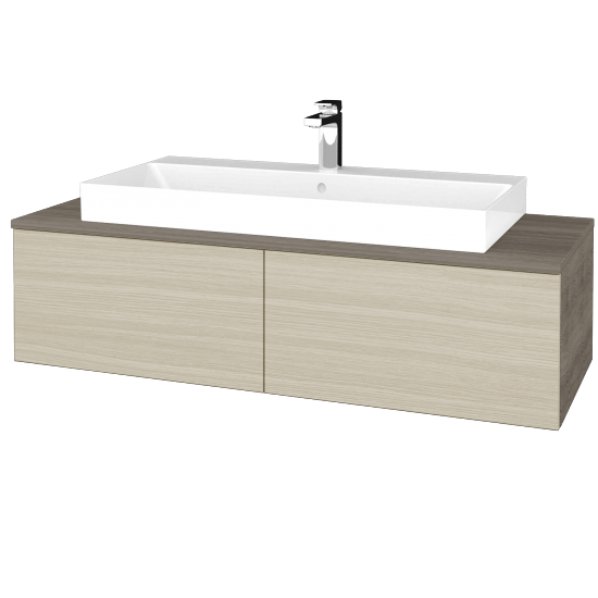 Kúpeľňová skrinka MODULE SZZ12 120 umývadlo Glance - D03 Cafe - D04 Dub - Nie