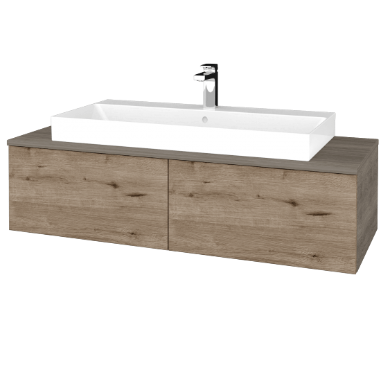 Kúpeľňová skrinka MODULE SZZ12 120 umývadlo Glance - D03 Cafe - D23 Herkules - Nie