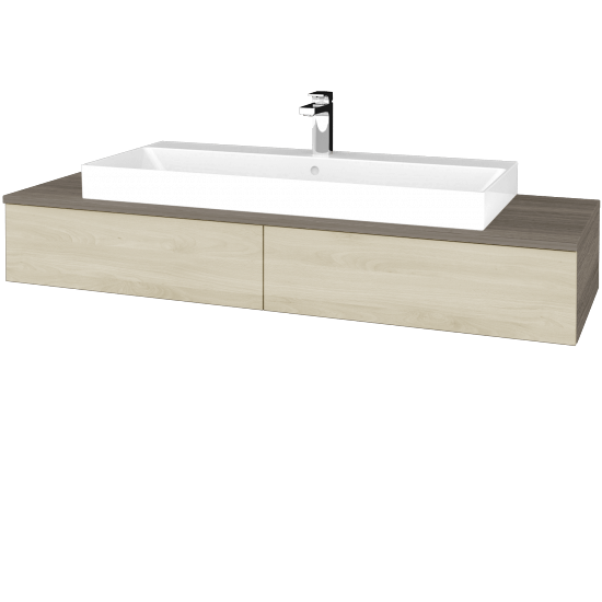 Kúpeľňová skrinka MODULE SZZ2 140 umývadlo Glance - D03 Cafe - D24 Ohio - Nie