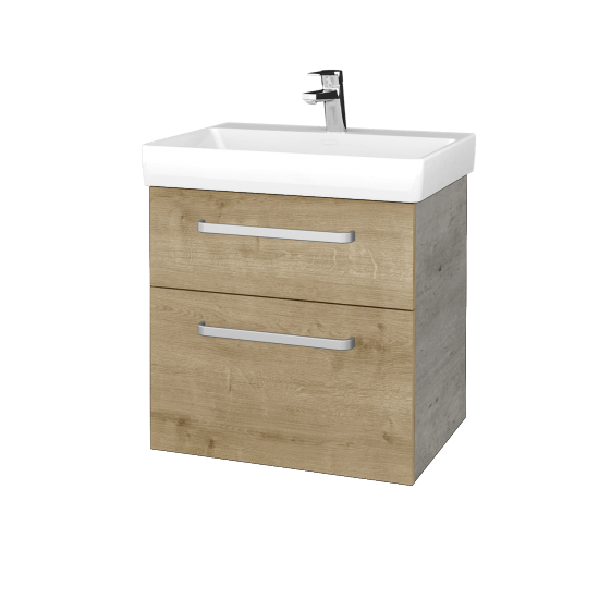 Kúpeľňová skrinka PROJECT SZZ2 60  - D01 Betón - Úchytka T01 - D09 Arlington