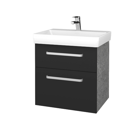 Kúpeľňová skrinka PROJECT SZZ2 60  - D20 Galaxy - Úchytka T01 - N03 Graphite