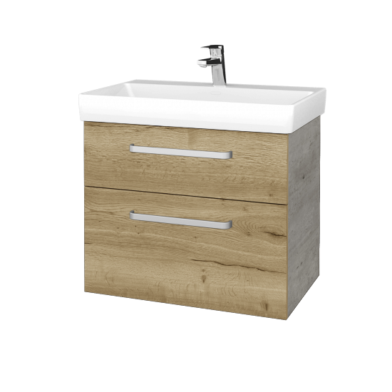 Kúpeľňová skrinka PROJECT SZZ2 70  - D01 Betón - Úchytka T01 - D26 Ontario